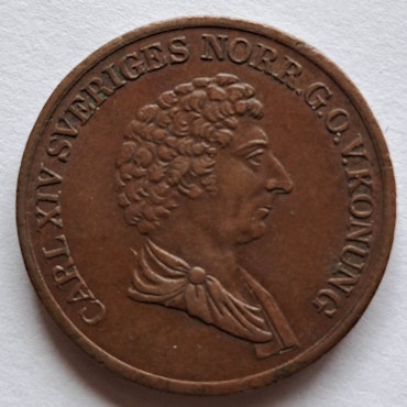 Karl XIV Johan 1 Skilling Banco 1836/5