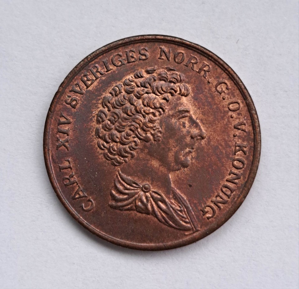 Karl XIV Johan 1/6 Skilling Banco 1832