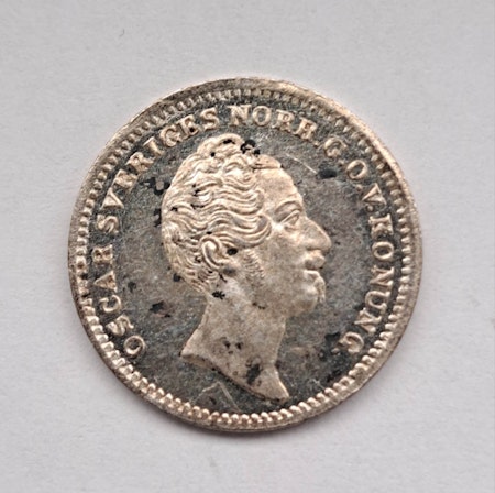 Oscar I, 1/16 Riksdaler Specie 1852