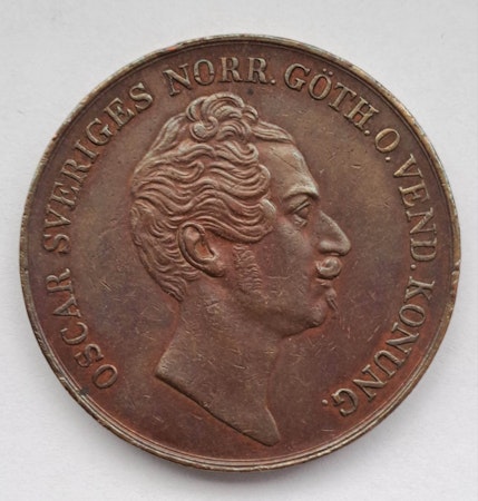 Oskar I, 4 Skilling Banco 1849