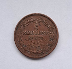 Oscar I, 1/6 Skilling Banco, 1852