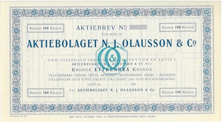 N. J. Olausson & Co, AB