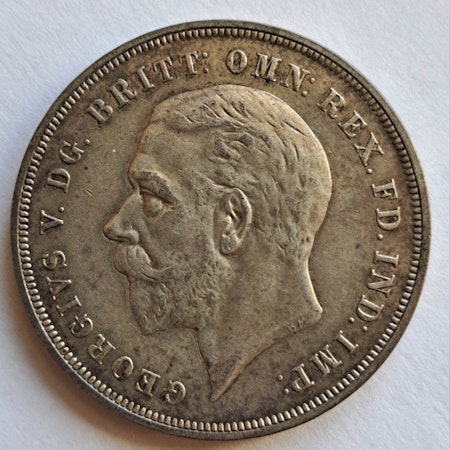 George V,  1/2 penny 1935