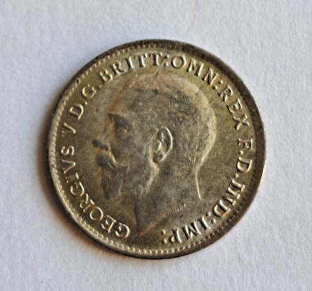 George V, 3 pence, 1920