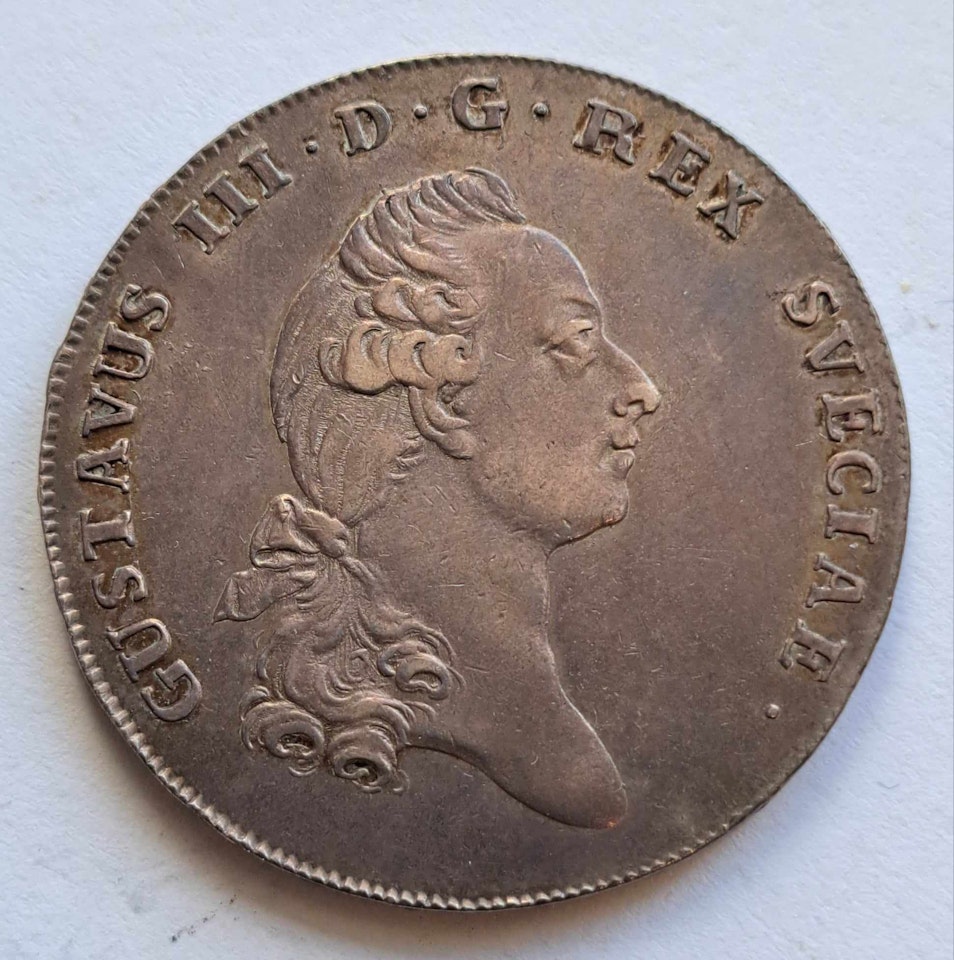 Gustav III 2/3 Riksdaler 1779