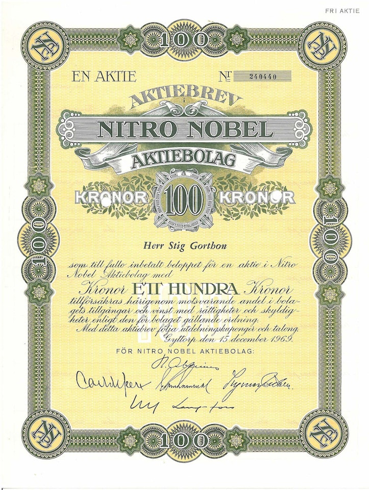 Nitro Nobel, AB
