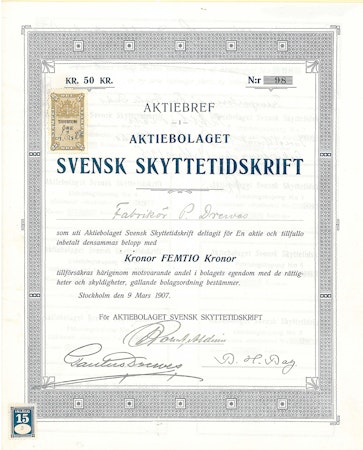 Svenska Skyttetidskrift, AB