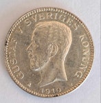 Gustav V, 1 krona 1910