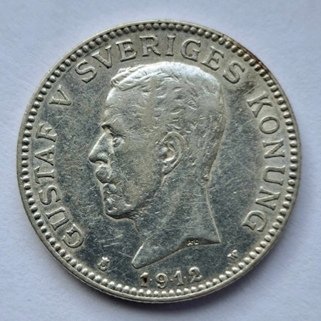 Gustav V, 1 krona 1912