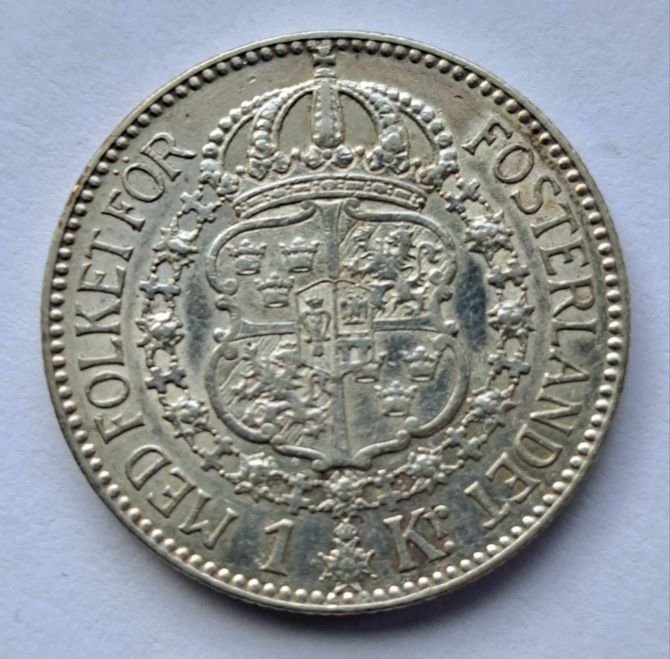 Gustav V, 1 krona 1912
