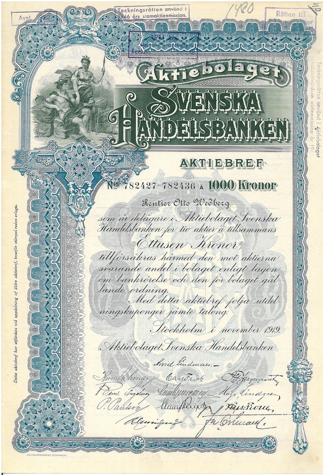 Svenska Handelsbanken 1919