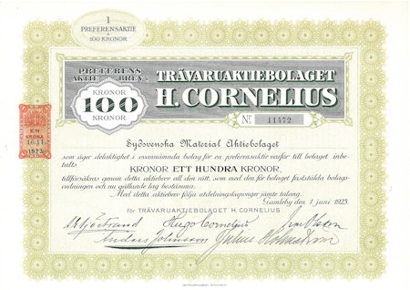 Trävaru AB H. Cornelius