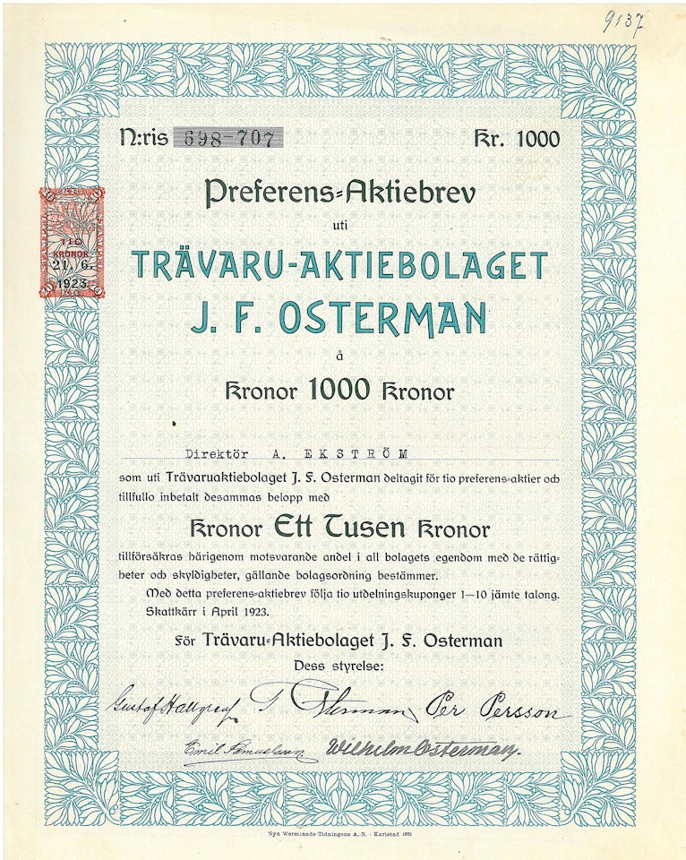 Trävaru AB J. F. Osterman