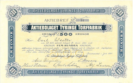 Tyringe Torffabrik, AB