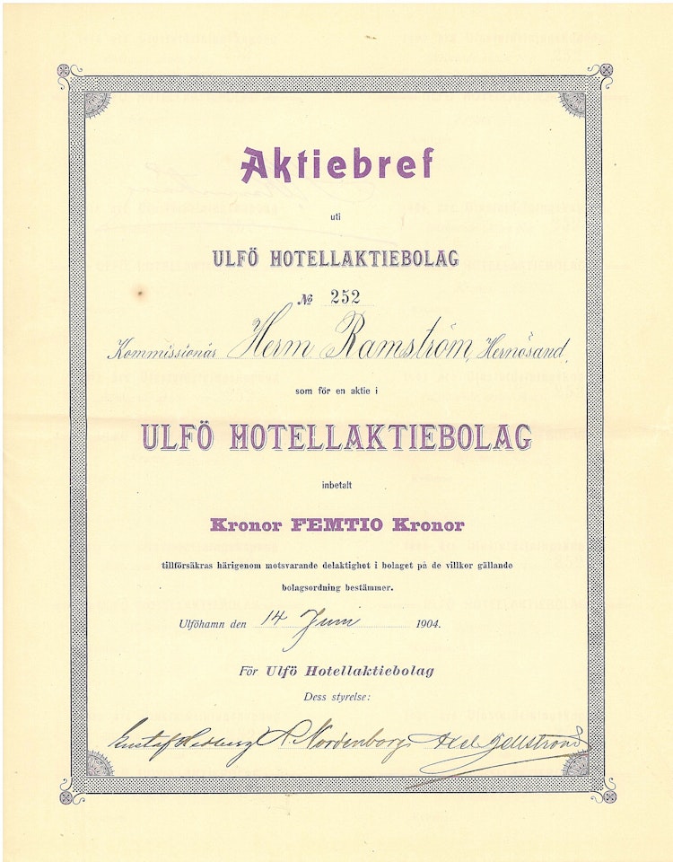 Ulfö Hotell AB