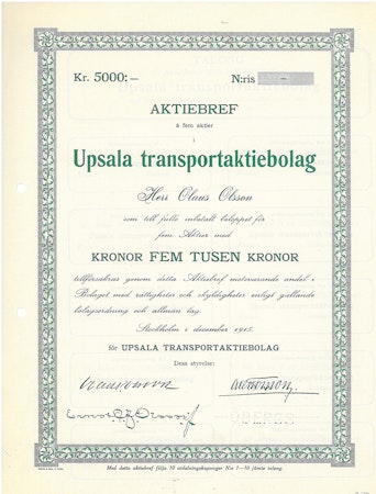 Upsala transport AB