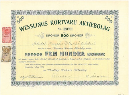 Wesslings Kortvaru AB