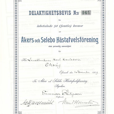 Åkers och Selebo Hästafvelförening