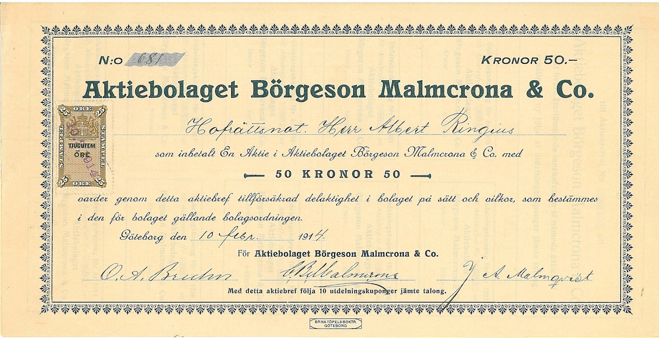 Börgeson Malmcrona & Co.