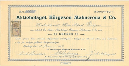 Börgeson Malmcrona & Co.