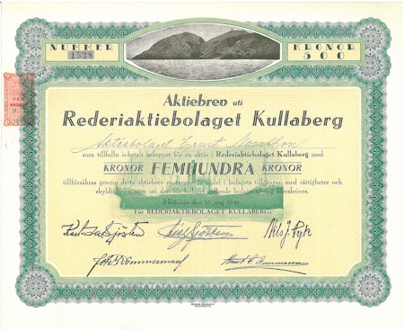 Rederi AB Kullaberg, 1946