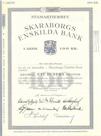 Skaraborgs Enskilda Bank, 1963