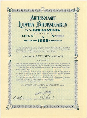 Ludvika Bruksegares, AB Obligation