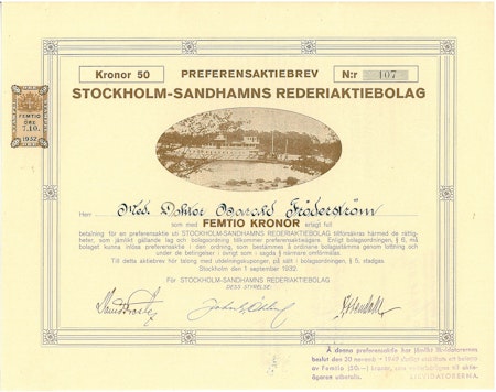 Stockholm-Sandhamns Rederi AB