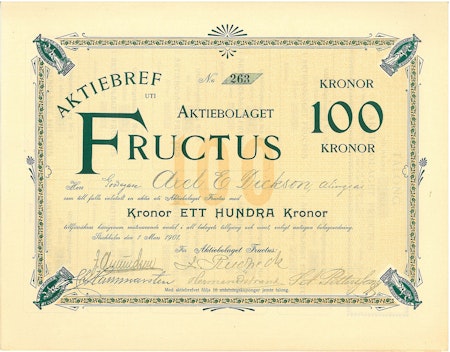 Fructus, AB