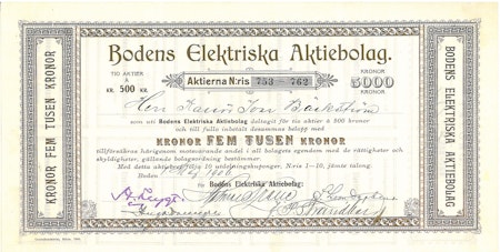 Bodens Elektriska AB