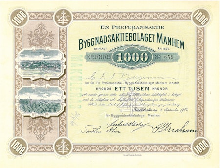 Byggnads AB Manhem, 1902