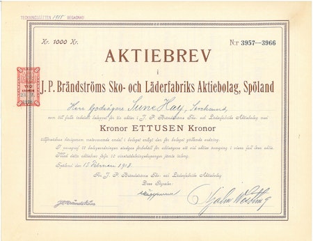 Brändströms Sko och Läderfabriks AB J.P.