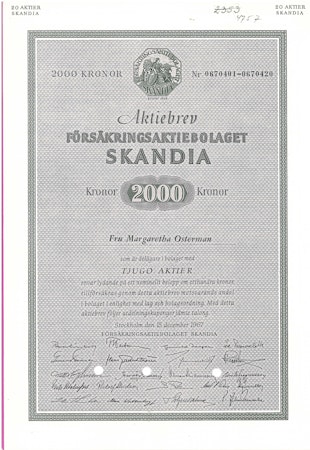Försäkrings AB Skandia, 1967