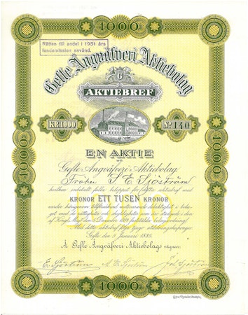 Gefle Ångväfveri AB, 1885