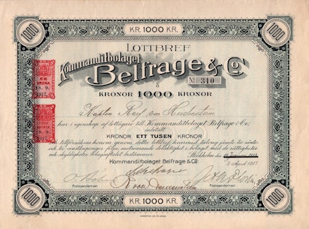 Kommanditbolaget Belfrage & Co