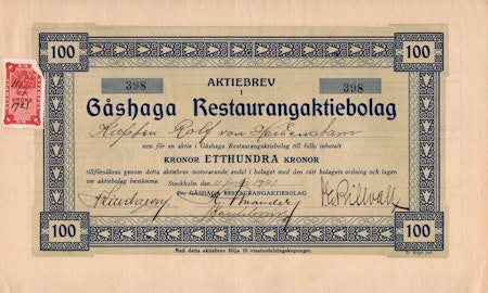 Gåshaga Restaurang AB