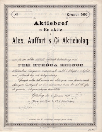 Alex. Auffort & C.s AB