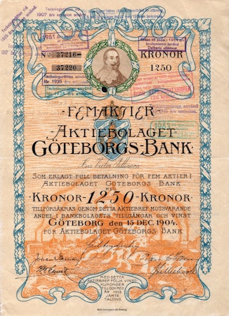 Göteborgs Bank, 1904
