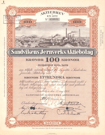 Sandvikens Jernverks AB, 1954