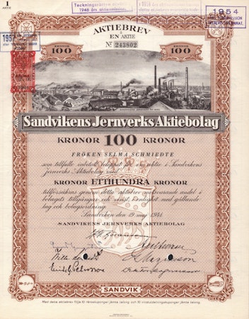 Sandvikens Jernverks AB, 1941