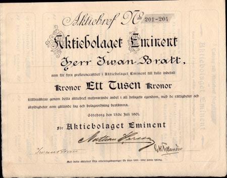 Eminent, AB