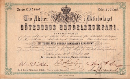 Göteborgs Handelskompani 1873