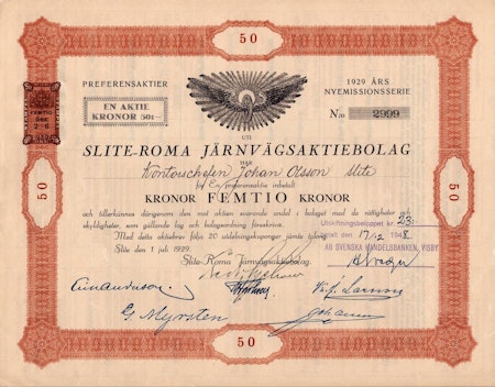 Slite-Roma Järnvägs AB
