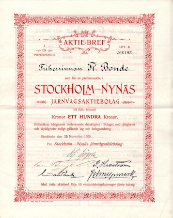 Stockholms-Nynäs Järnvägs AB
