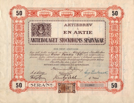 Stockholms Spårvägar, AB
