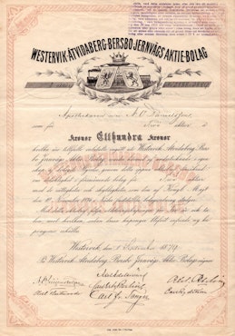 Westervik- Åtvidaberg-Bergsbo-Jernvägs AB