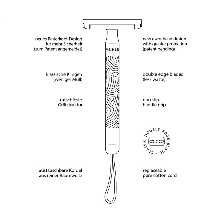 Mühle Companion Unisex Safety Razor Coral