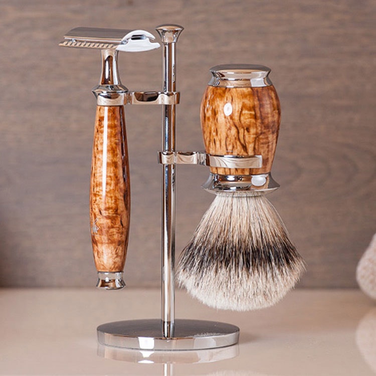 Mühle Purist Rakborste Karelian Masur Birch Silvertip Fibre