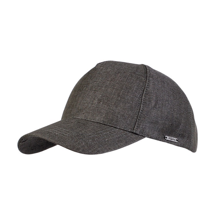 Wigens Baseball Contemporary Cap Hopsack Linen Dark Olive