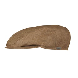 Wigens Ivy Slim Cap Hopsack Linen Light Brown